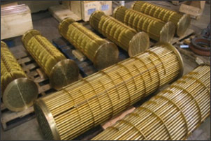 Newly constructed tube bundles